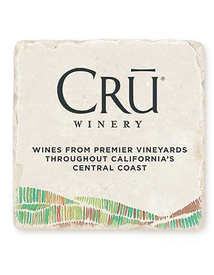 CRŪ Label Coaster